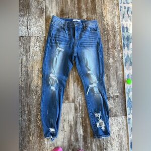 2 for $20 sale: Cello distressed skinny jeans 7/28